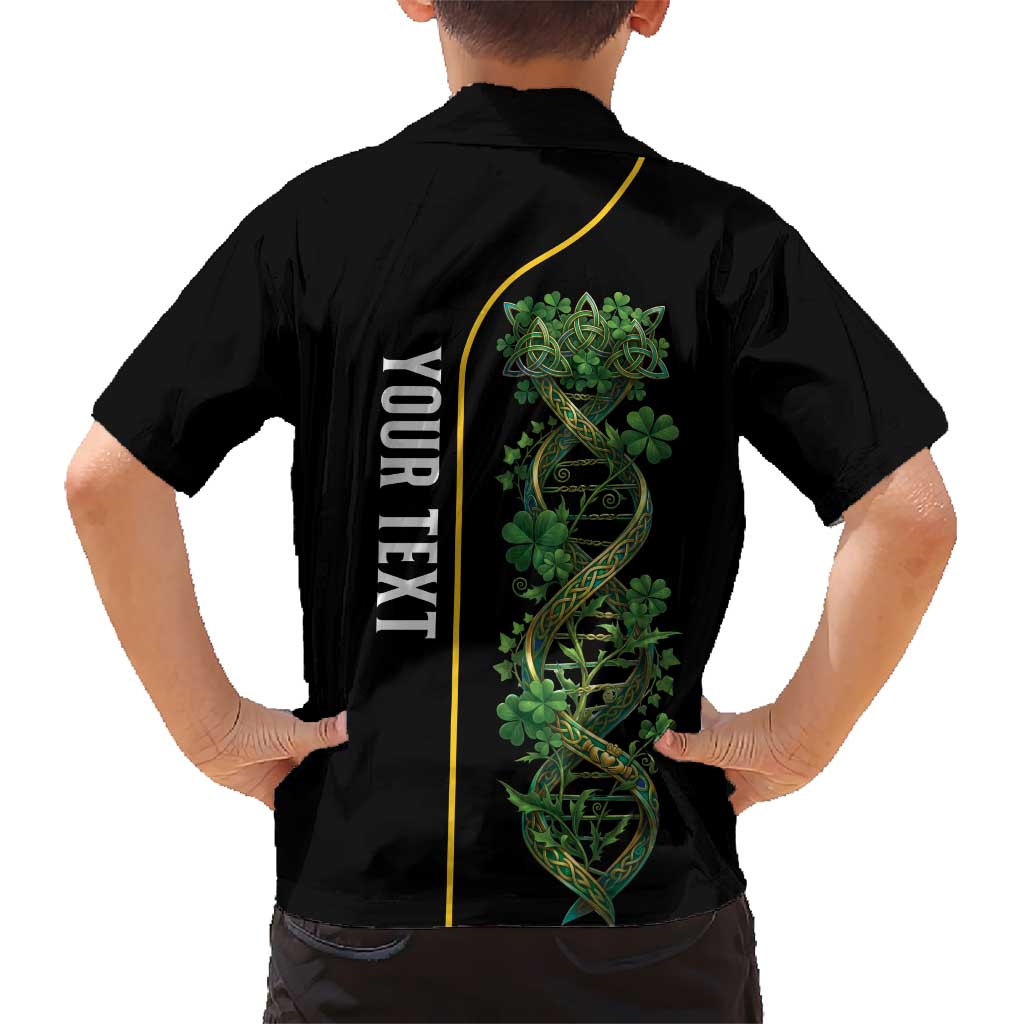 Personalized Irish Shamrock DNA Hawaiian Shirt It's In My DNA Pride Art