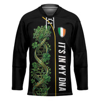 Personalized Irish Shamrock DNA Hockey Jersey It's In My DNA Pride Art