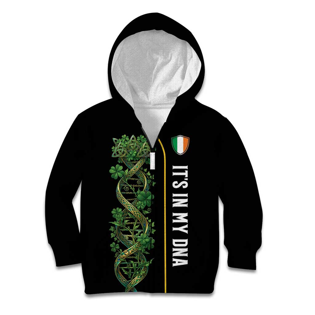 Personalized Irish Shamrock DNA Kid Hoodie It's In My DNA Pride Art