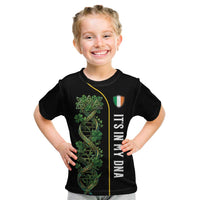 Personalized Irish Shamrock DNA Kid T Shirt It's In My DNA Pride Art