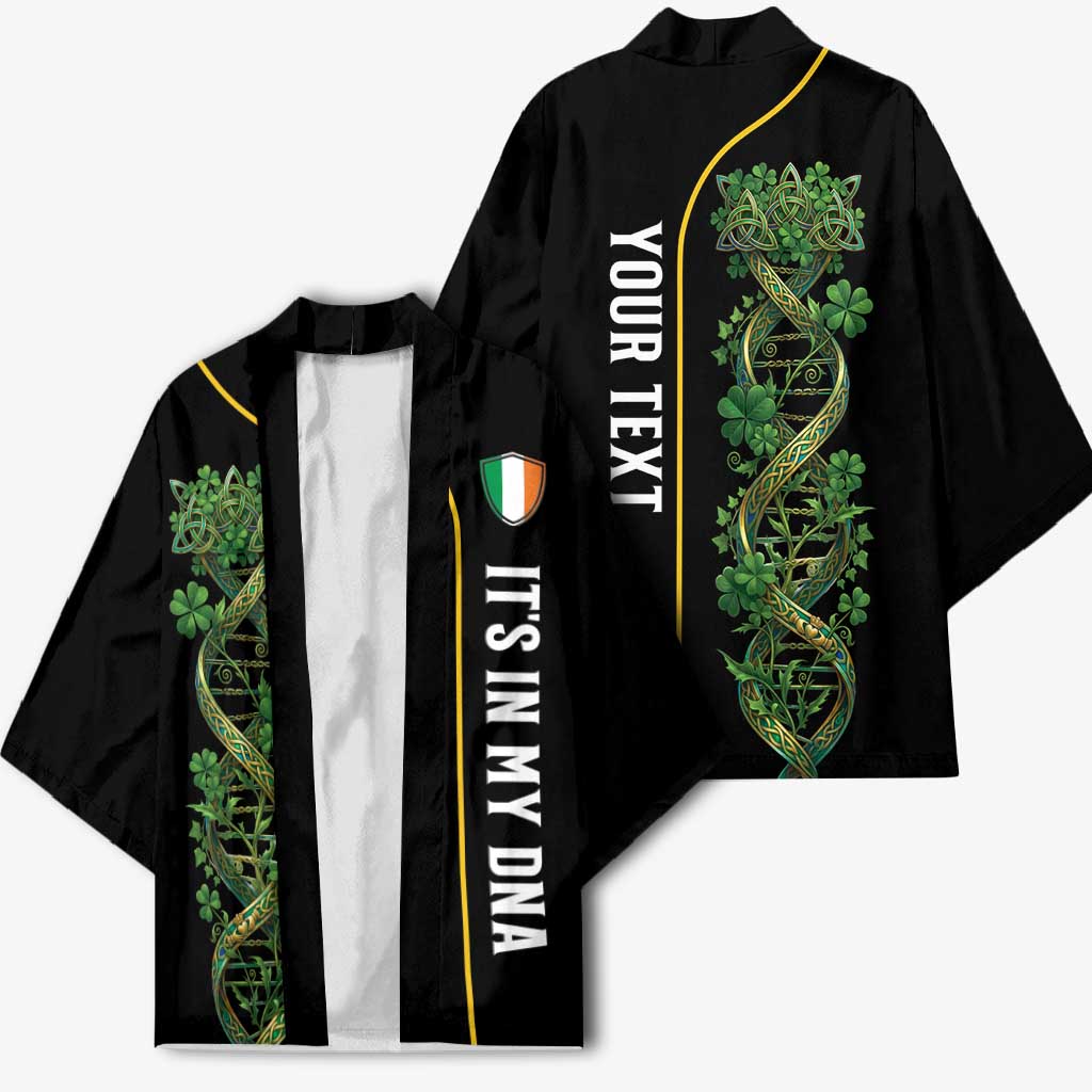 Personalized Irish Shamrock DNA Kimono It's In My DNA Pride Art