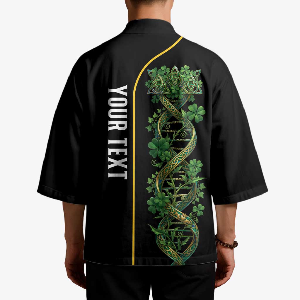 Personalized Irish Shamrock DNA Kimono It's In My DNA Pride Art