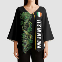 Personalized Irish Shamrock DNA Kimono Sleeve Blouse It's In My DNA Pride Art