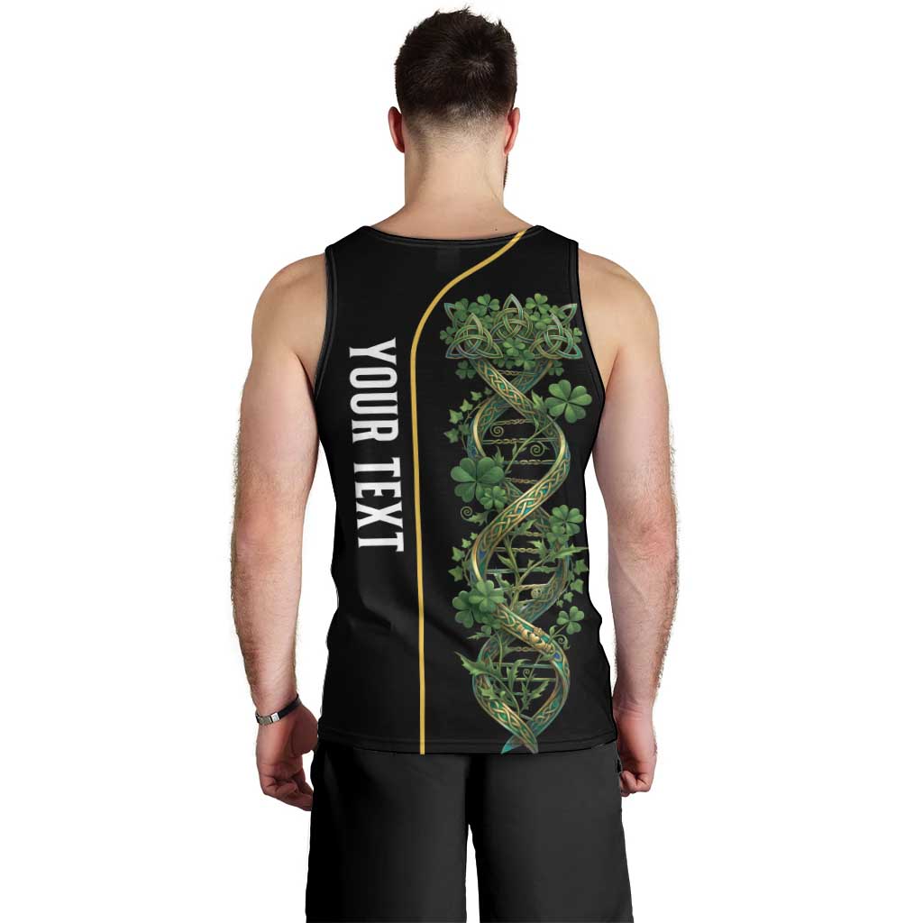 Personalized Irish Shamrock DNA Men Tank Top It's In My DNA Pride Art