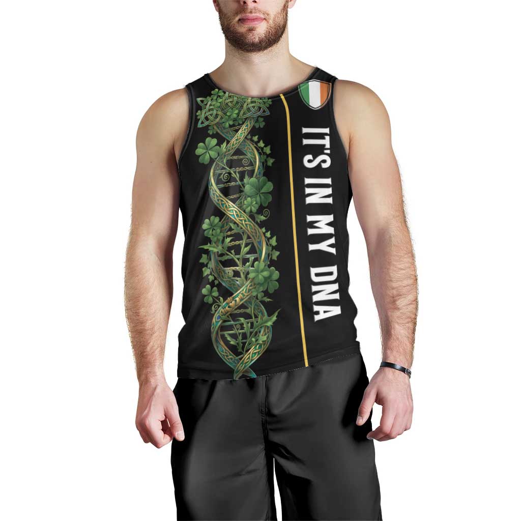 Personalized Irish Shamrock DNA Men Tank Top It's In My DNA Pride Art