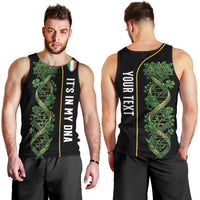 Personalized Irish Shamrock DNA Men Tank Top It's In My DNA Pride Art