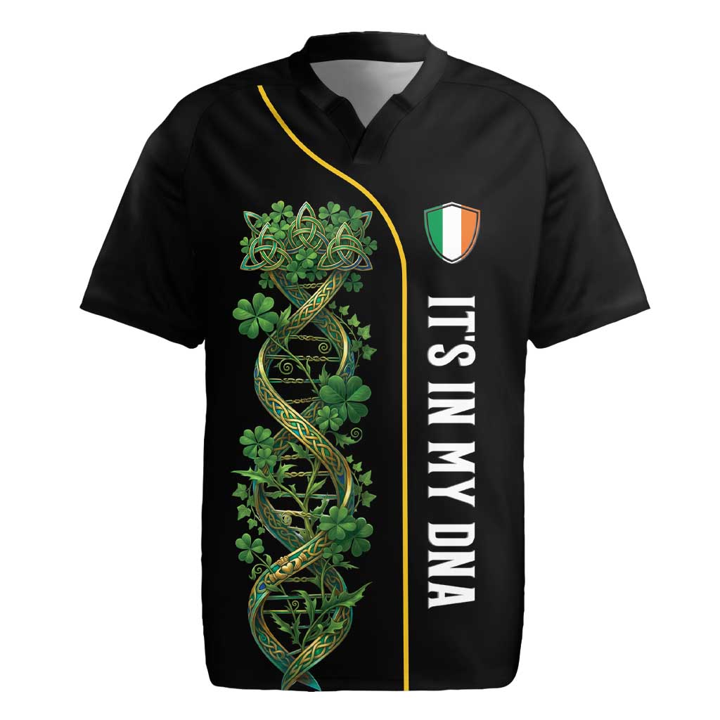 Personalized Irish Shamrock DNA Rugby Jersey It's In My DNA Pride Art