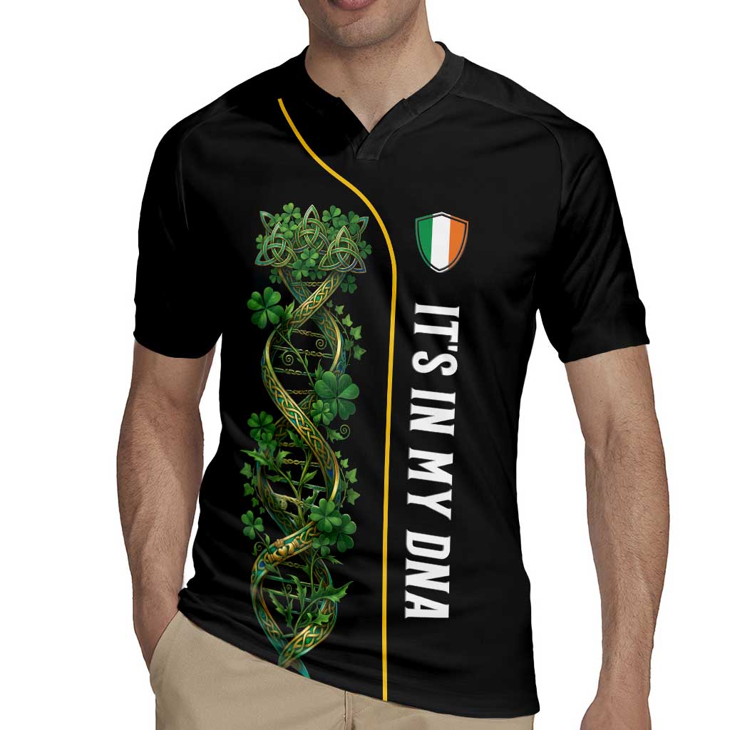 Personalized Irish Shamrock DNA Rugby Jersey It's In My DNA Pride Art