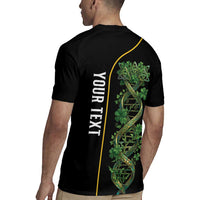 Personalized Irish Shamrock DNA Rugby Jersey It's In My DNA Pride Art
