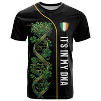 Personalized Irish Shamrock DNA T Shirt It's In My DNA Pride Art
