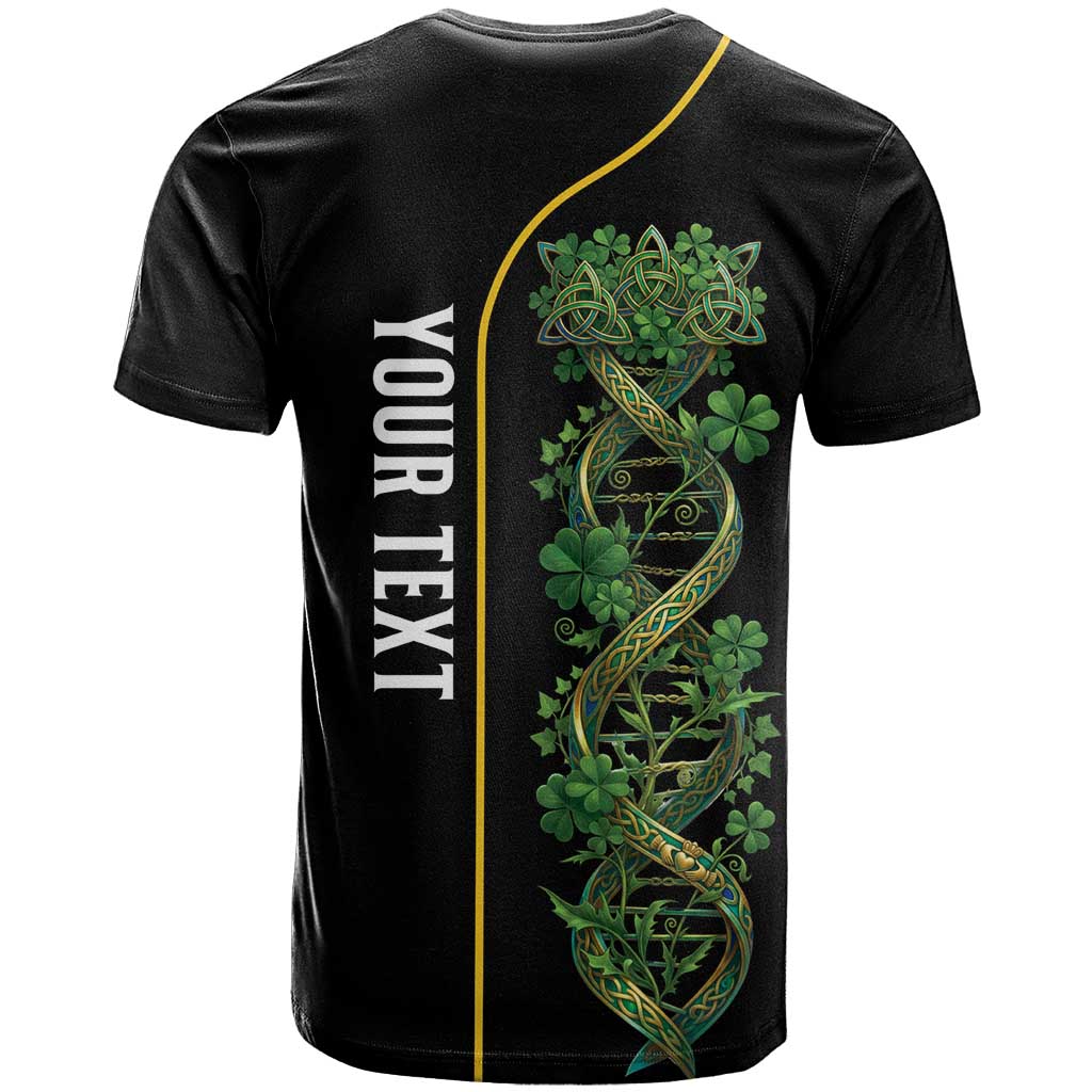 Personalized Irish Shamrock DNA T Shirt It's In My DNA Pride Art