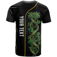 Personalized Irish Shamrock DNA T Shirt It's In My DNA Pride Art