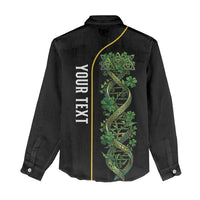 Personalized Irish Shamrock DNA Women Casual Shirt It's In My DNA Pride Art