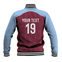 Custom England European Football Champions Baseball Jacket The Villans Rampant Lion Pride