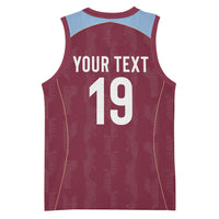Custom England European Football Champions Basketball Jersey The Villans Rampant Lion Pride