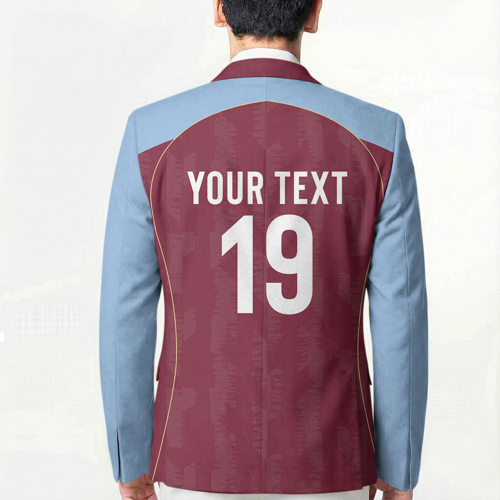 Custom England European Football Champions Blazer The Villans Rampant Lion Pride