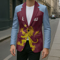 Custom England European Football Champions Blazer The Villans Rampant Lion Pride