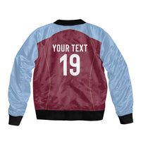 Custom England European Football Champions Bomber Jacket The Villans Rampant Lion Pride