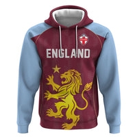 Custom England European Football Champions Hoodie The Villans Rampant Lion Pride