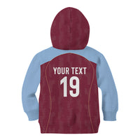 Custom England European Football Champions Kid Hoodie The Villans Rampant Lion Pride