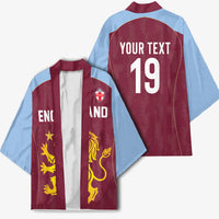 Custom England European Football Champions Kimono The Villans Rampant Lion Pride