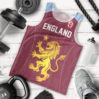 Custom England European Football Champions Men Tank Top The Villans Rampant Lion Pride