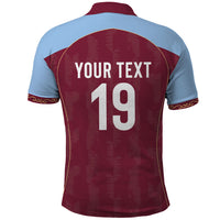 Custom England European Football Champions Polo Shirt The Villans Rampant Lion Pride