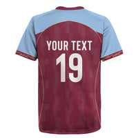 Custom England European Football Champions Rugby Jersey The Villans Rampant Lion Pride