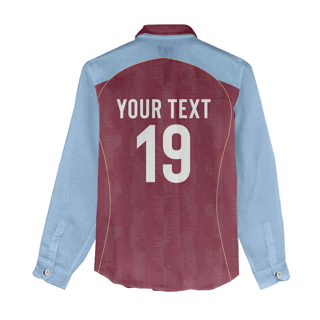 Custom England European Football Champions Women Casual Shirt The Villans Rampant Lion Pride