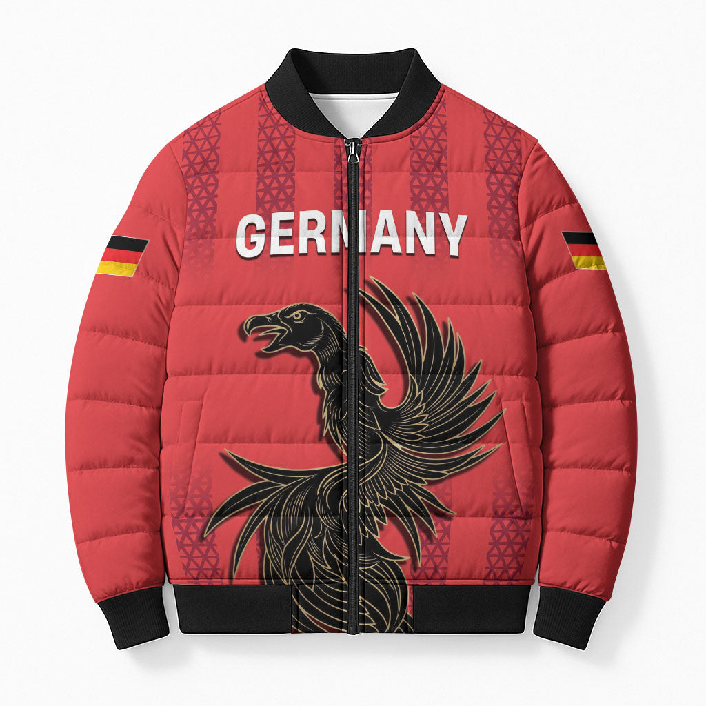 Custom German European Football Champions Bomber Puffer Jacket Breisgau Brasilianer Griffin Pride
