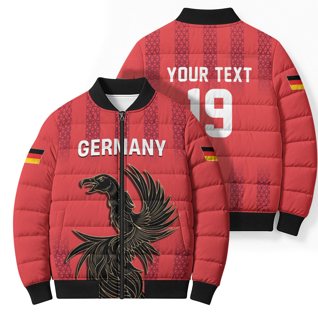 Custom German European Football Champions Bomber Puffer Jacket Breisgau Brasilianer Griffin Pride