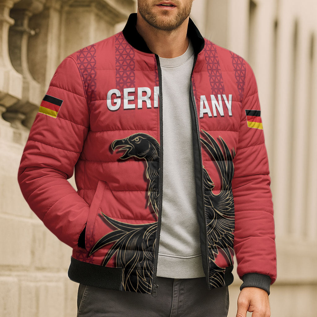 Custom German European Football Champions Bomber Puffer Jacket Breisgau Brasilianer Griffin Pride