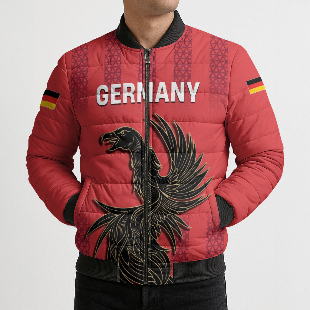 Custom German European Football Champions Bomber Puffer Jacket Breisgau Brasilianer Griffin Pride