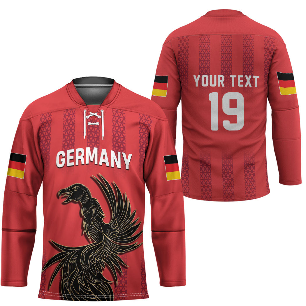 Custom German European Football Champions Hockey Jersey Breisgau Brasilianer Griffin Pride