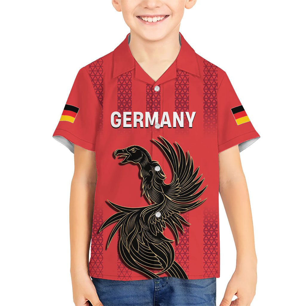Custom German European Football Champions Kid Hawaiian Shirt Breisgau Brasilianer Griffin Pride
