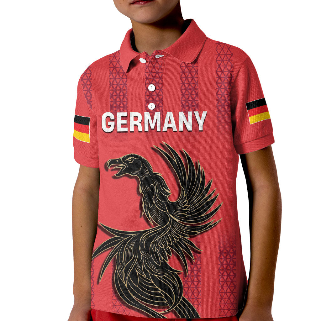 Custom German European Football Champions Kid Polo Shirt Breisgau Brasilianer Griffin Pride