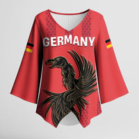 Custom German European Football Champions Kimono Sleeve Blouse Breisgau Brasilianer Griffin Pride