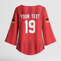 Custom German European Football Champions Kimono Sleeve Blouse Breisgau Brasilianer Griffin Pride