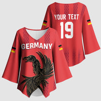 Custom German European Football Champions Kimono Sleeve Blouse Breisgau Brasilianer Griffin Pride