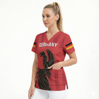 Custom German European Football Champions Scrub Top Breisgau Brasilianer Griffin Pride