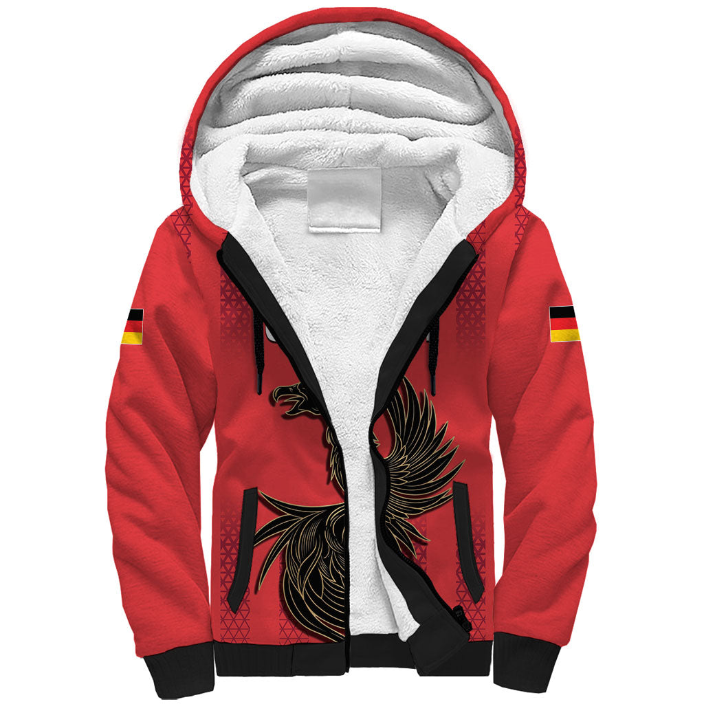 Custom German European Football Champions Sherpa Hoodie Breisgau Brasilianer Griffin Pride