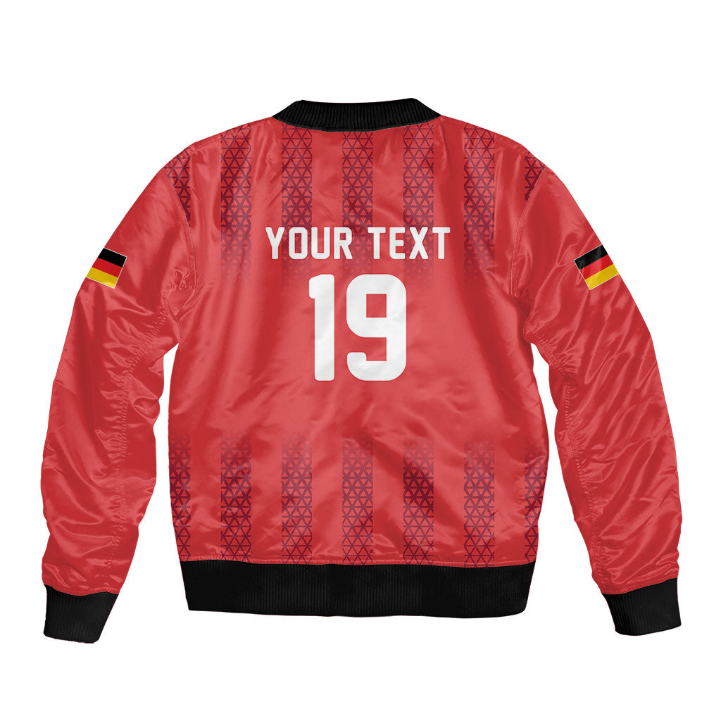 Custom German European Football Champions Sleeve Zip Bomber Jacket Breisgau Brasilianer Griffin Pride
