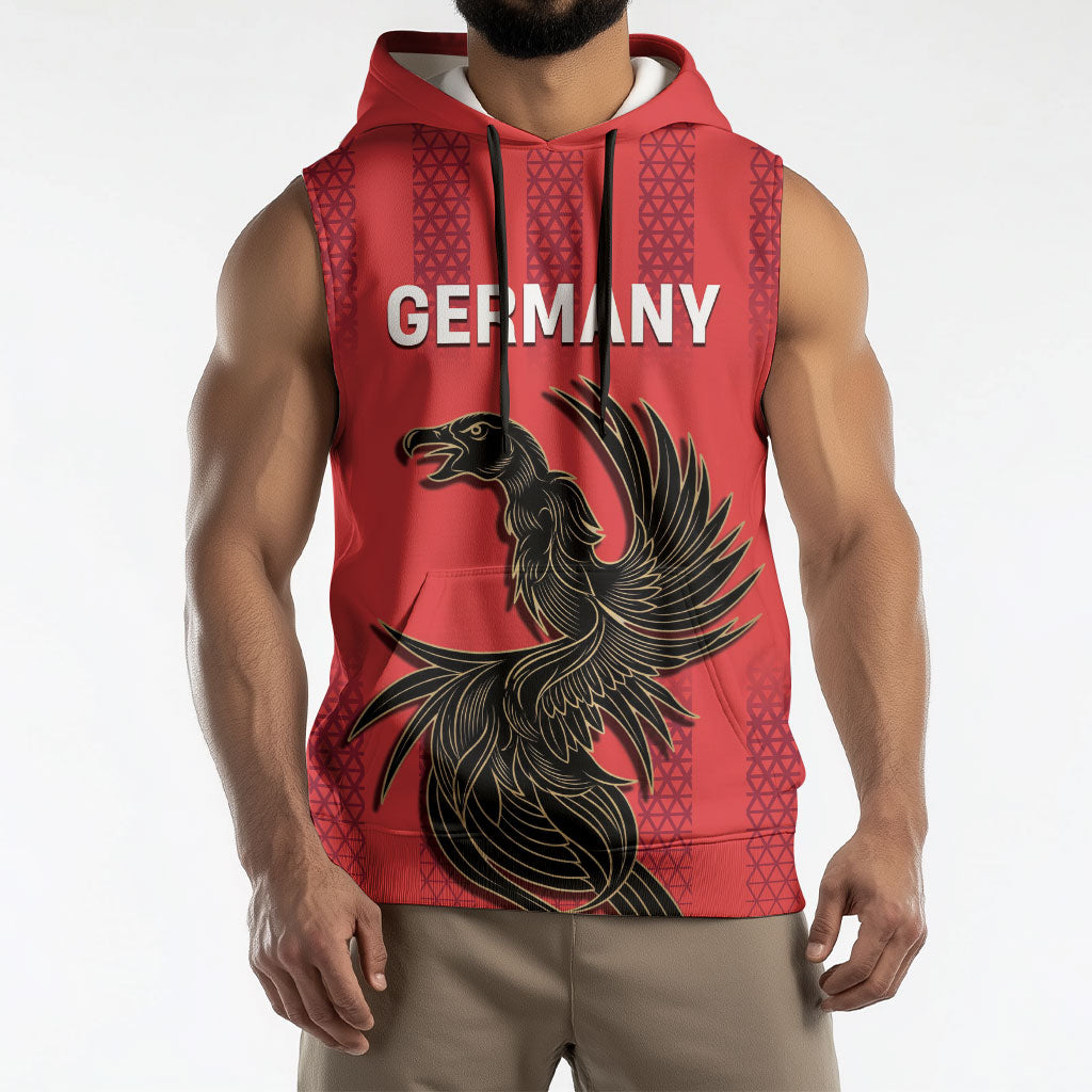 Custom German European Football Champions Sleeveless Hoodie Breisgau Brasilianer Griffin Pride