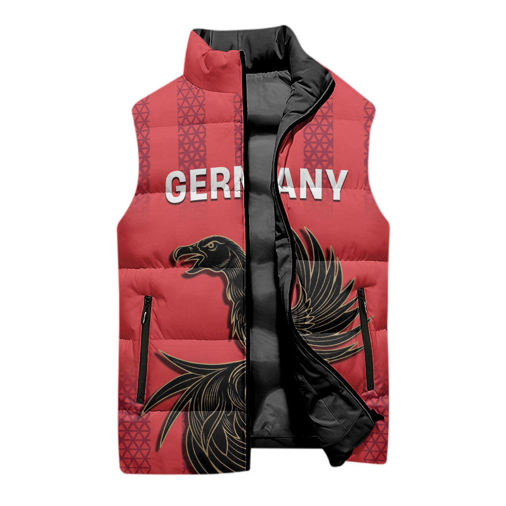 Custom German European Football Champions Sleeveless Puffer Jacket Breisgau Brasilianer Griffin Pride