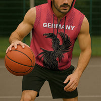 Custom German European Football Champions Sleeveless Zip Hoodie Breisgau Brasilianer Griffin Pride
