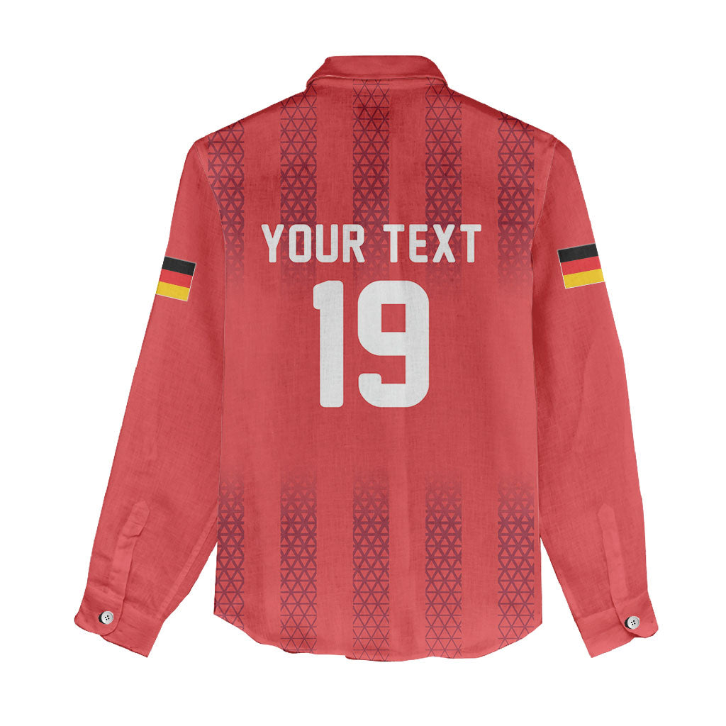 Custom German European Football Champions Women Casual Shirt Breisgau Brasilianer Griffin Pride