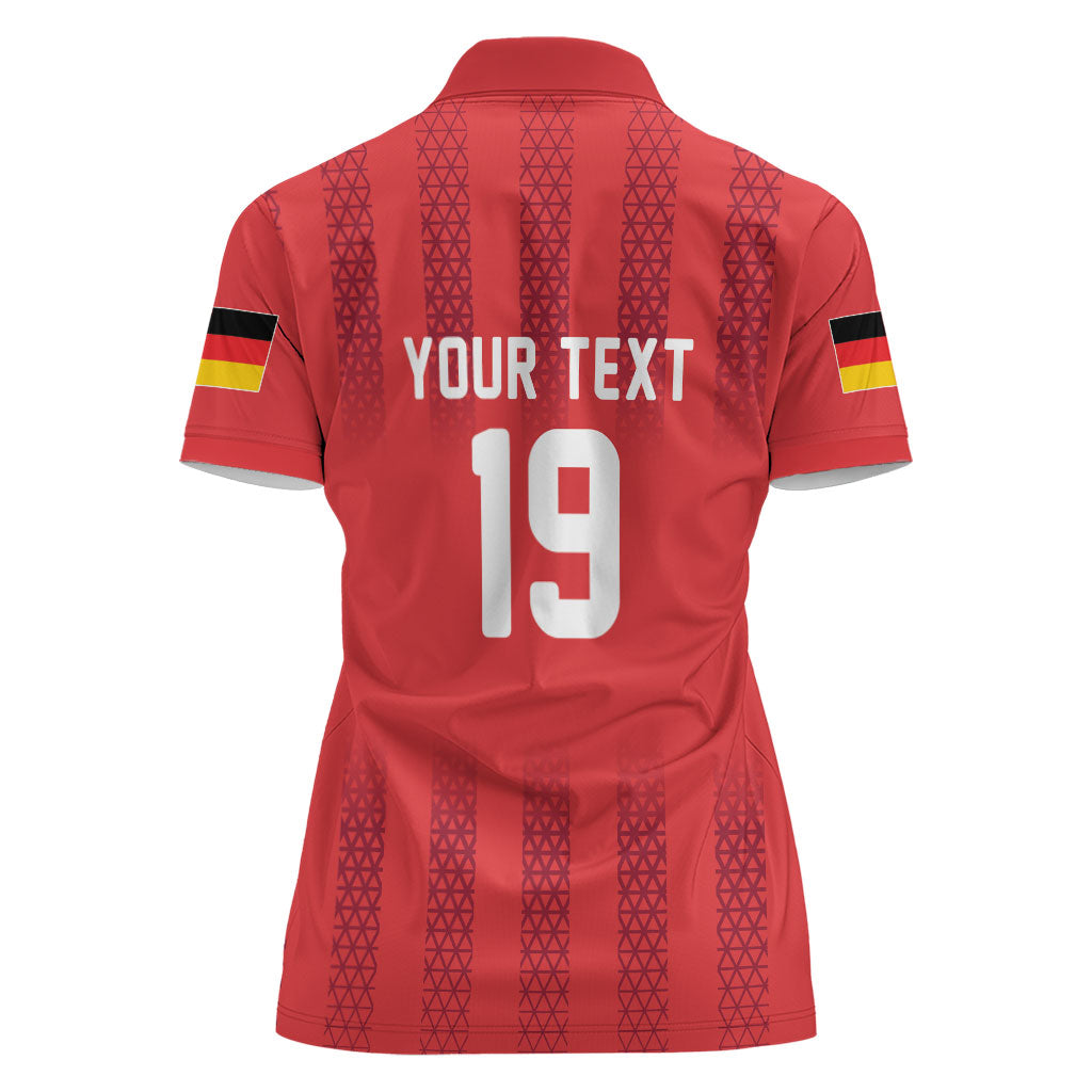 Custom German European Football Champions Women Polo Shirt Breisgau Brasilianer Griffin Pride