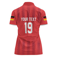Custom German European Football Champions Women Polo Shirt Breisgau Brasilianer Griffin Pride
