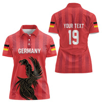 Custom German European Football Champions Women Polo Shirt Breisgau Brasilianer Griffin Pride