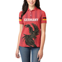 Custom German European Football Champions Women Polo Shirt Breisgau Brasilianer Griffin Pride